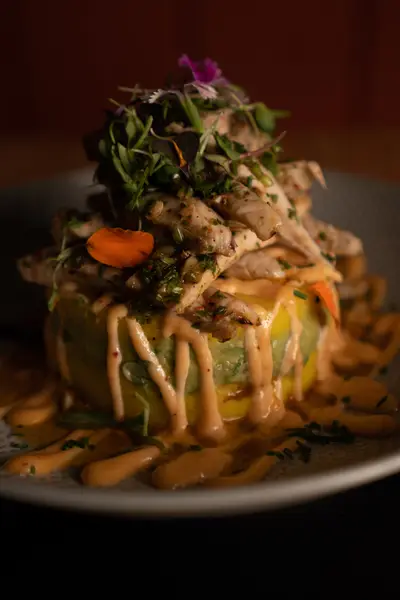 Fotografía de producto de un plato de pasta para la carta de un restaurante